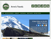 Tablet Screenshot of annestravels.net